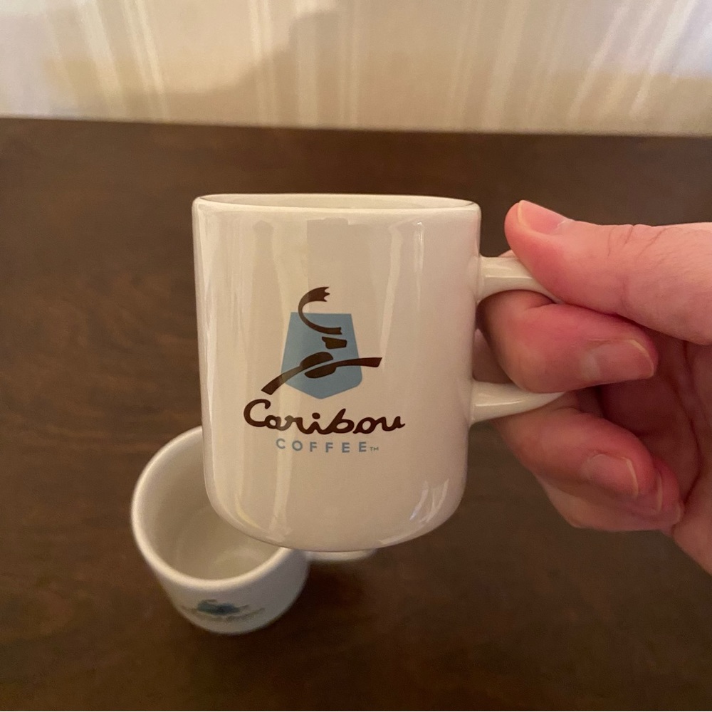 3oz Caribou Espresso Mugs set of 2 - Picture 7 of 9